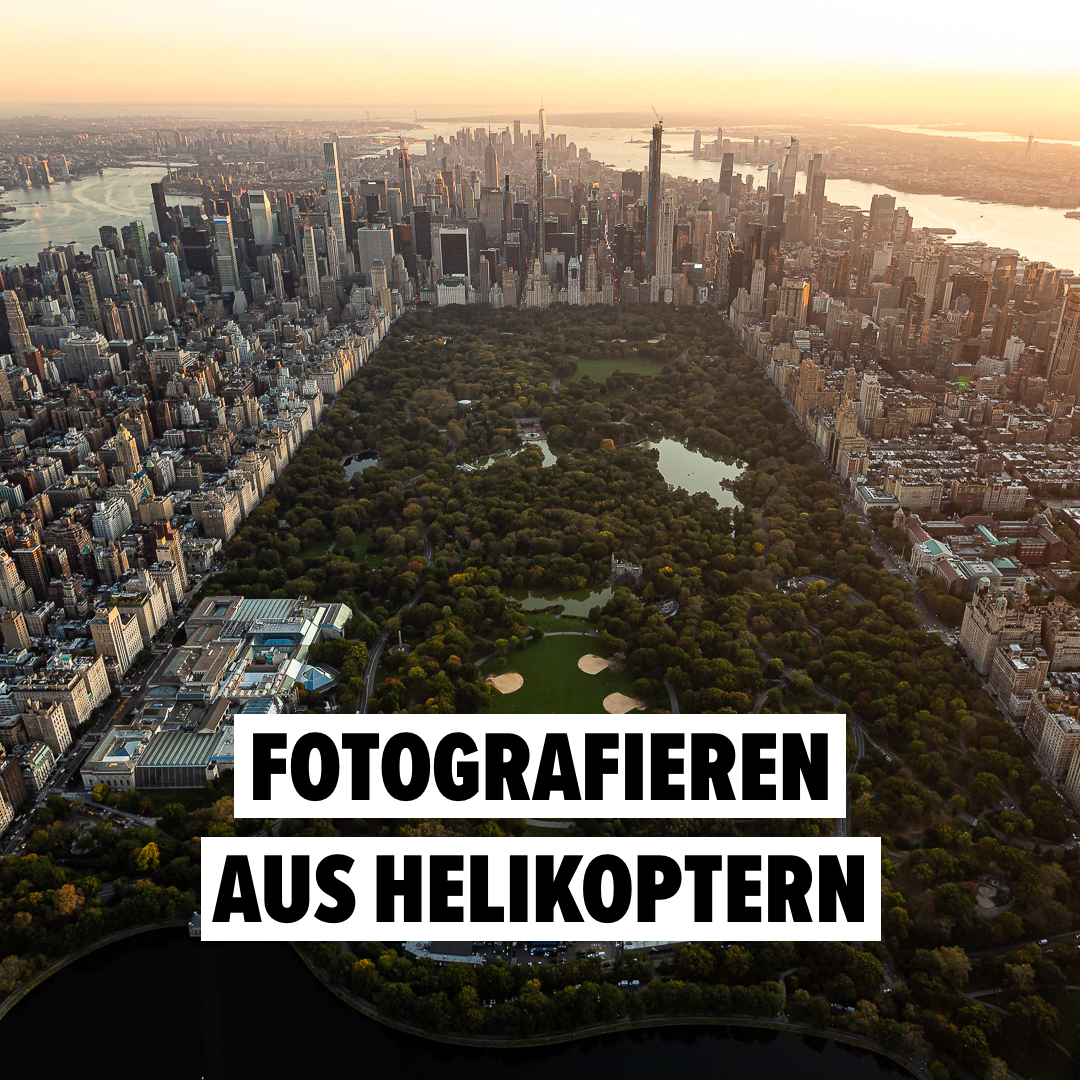 Fotografieren auf Helikoptern
