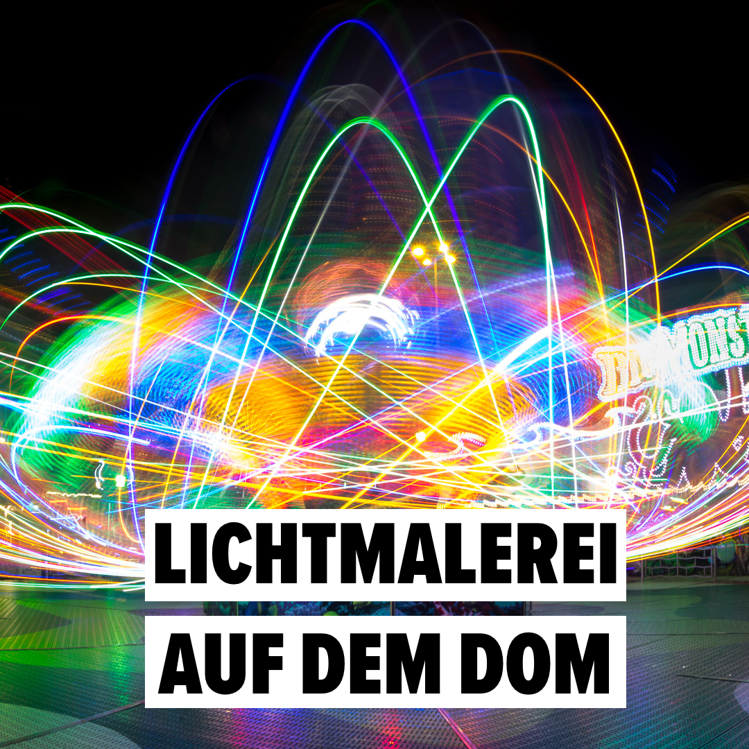Lichtmalerei auf dem Dom